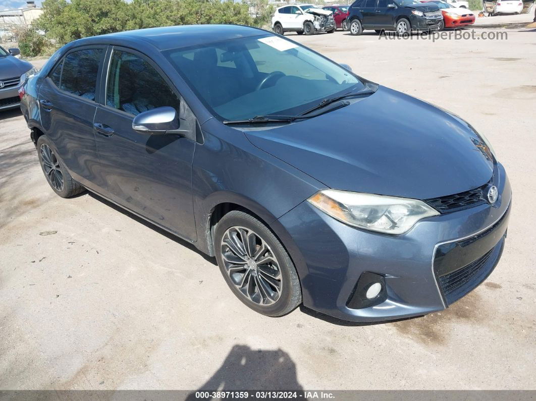 2016 Toyota Corolla L/le/le Pls/prm/s/s Pls Blue vin: 5YFBURHE3GP389587