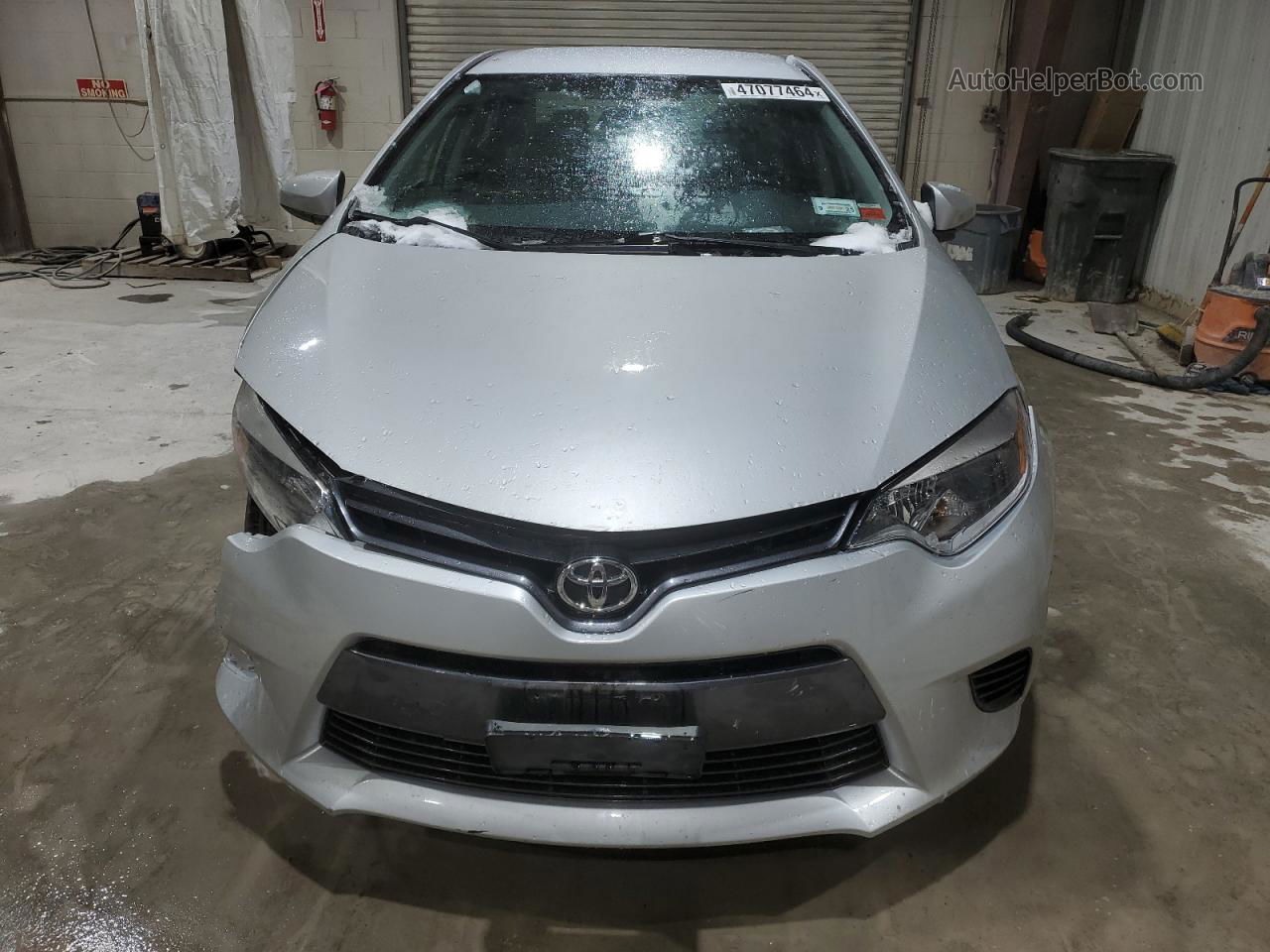 2016 Toyota Corolla L Серебряный vin: 5YFBURHE3GP461758