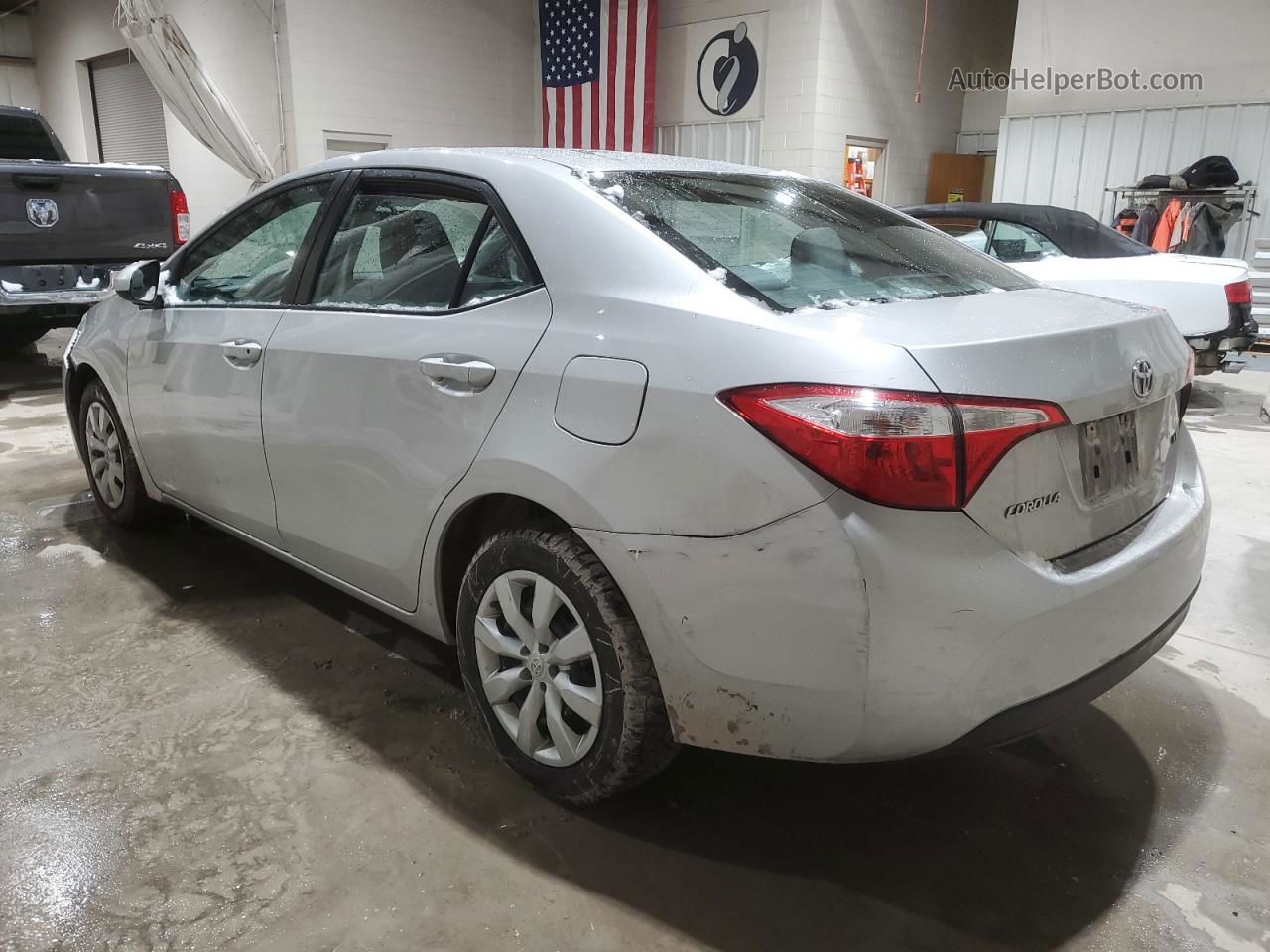 2016 Toyota Corolla L Silver vin: 5YFBURHE3GP461758