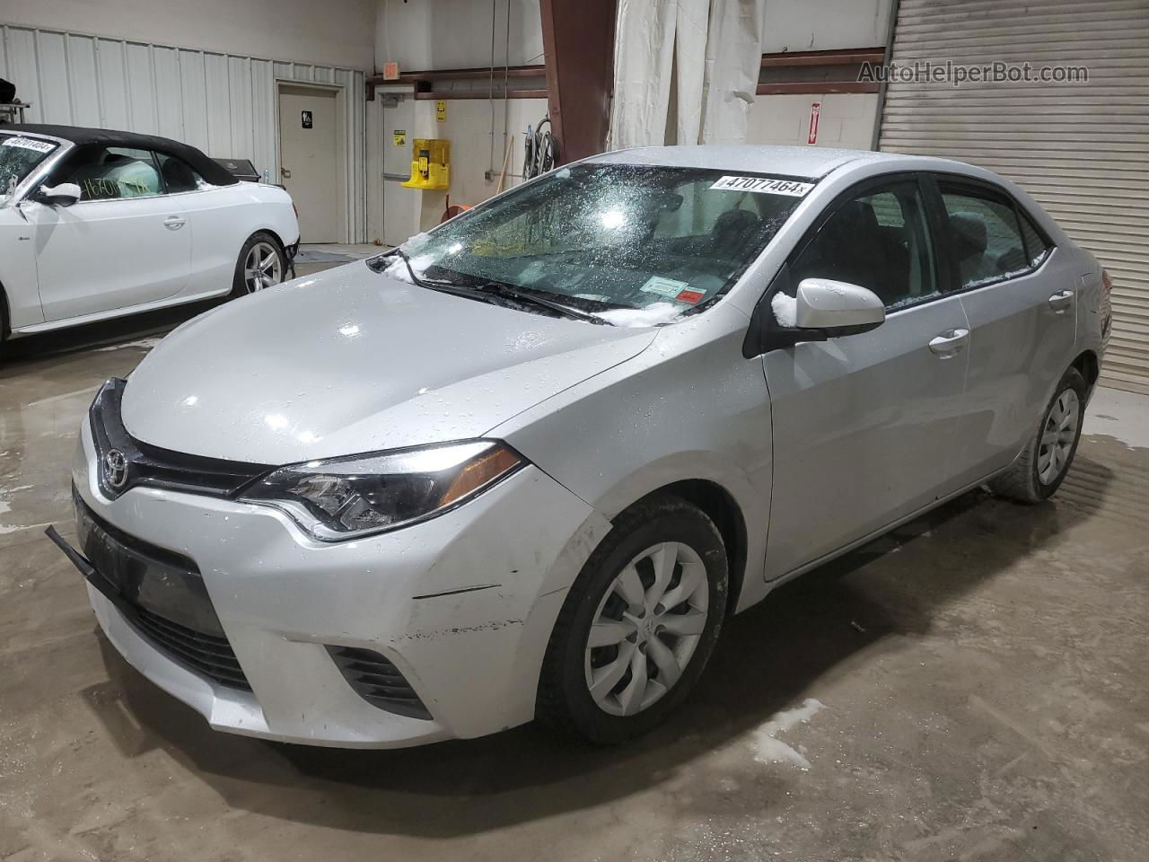 2016 Toyota Corolla L Серебряный vin: 5YFBURHE3GP461758