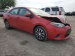 2016 Toyota Corolla L Красный vin: 5YFBURHE3GP494906