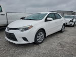 2016 Toyota Corolla L White vin: 5YFBURHE3GP520307