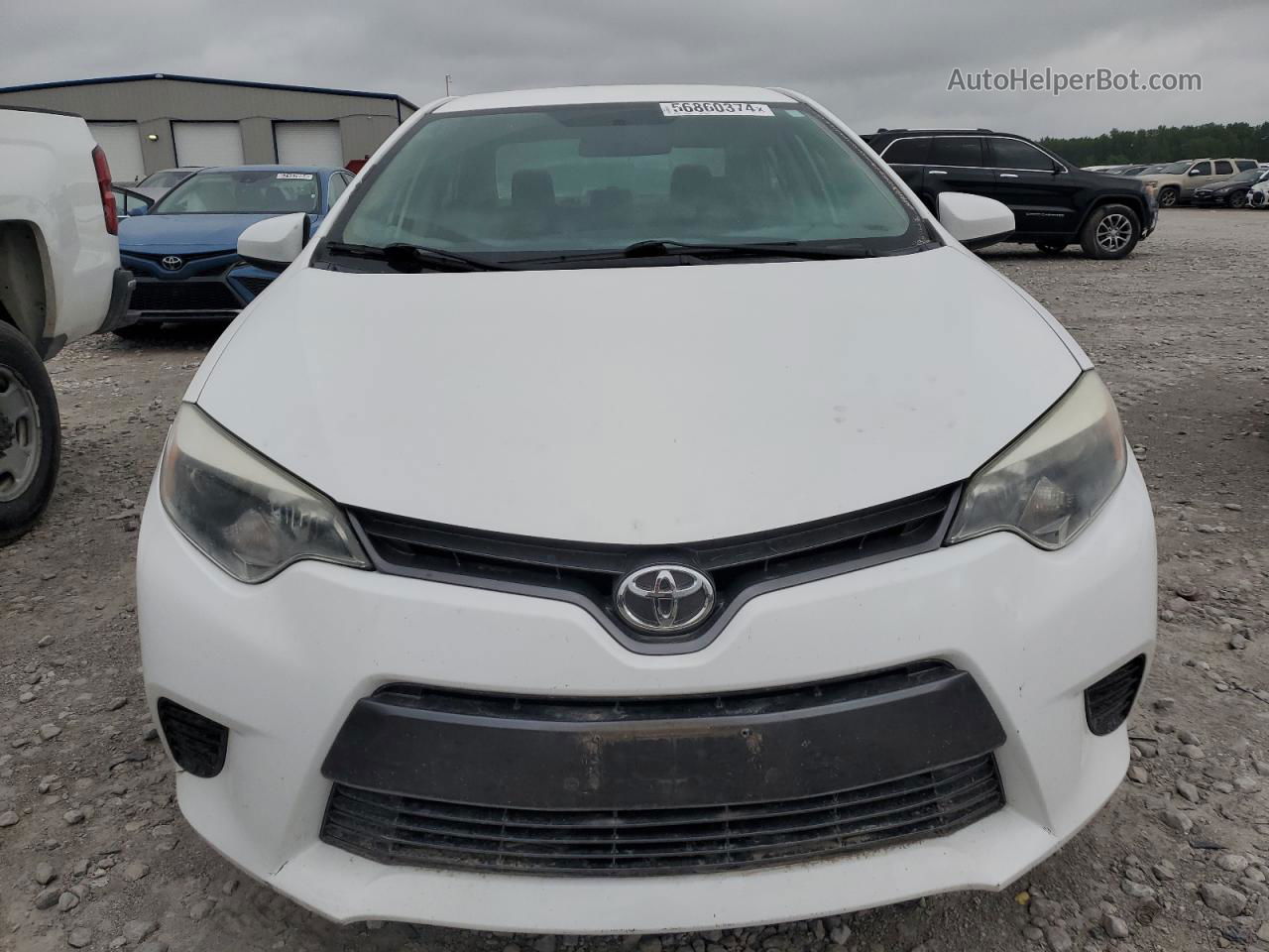 2016 Toyota Corolla L White vin: 5YFBURHE3GP520307