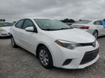 2016 Toyota Corolla L White vin: 5YFBURHE3GP520307