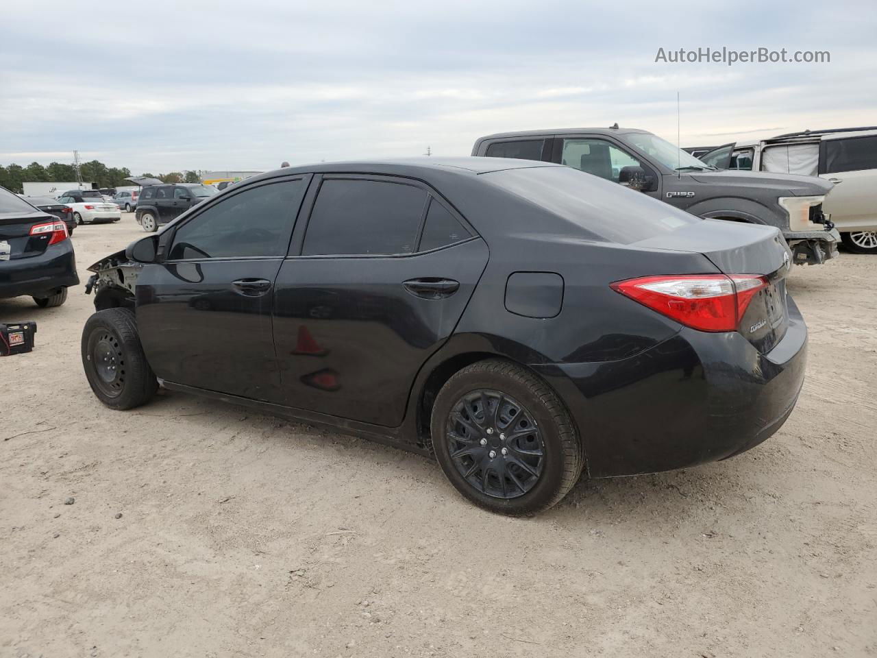 2016 Toyota Corolla L Black vin: 5YFBURHE3GP548298