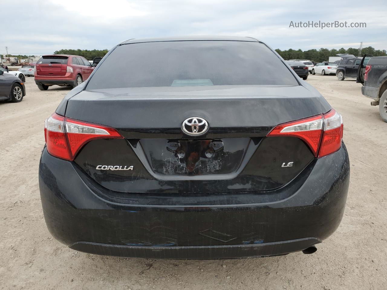 2016 Toyota Corolla L Black vin: 5YFBURHE3GP548298