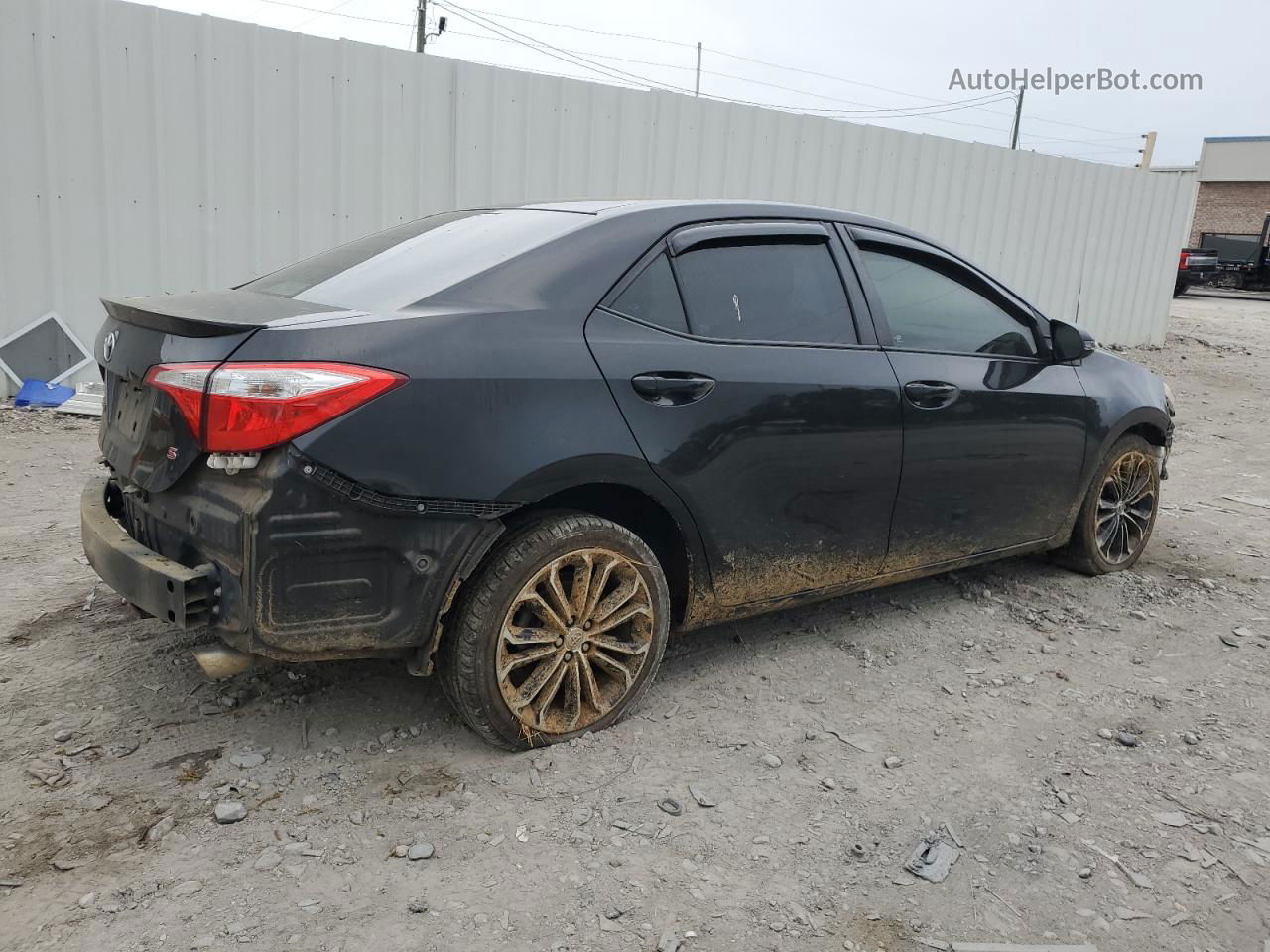 2016 Toyota Corolla L Black vin: 5YFBURHE3GP549063