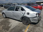 2016 Toyota Corolla L Silver vin: 5YFBURHE3GP550021