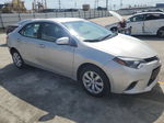 2016 Toyota Corolla L Silver vin: 5YFBURHE3GP550021