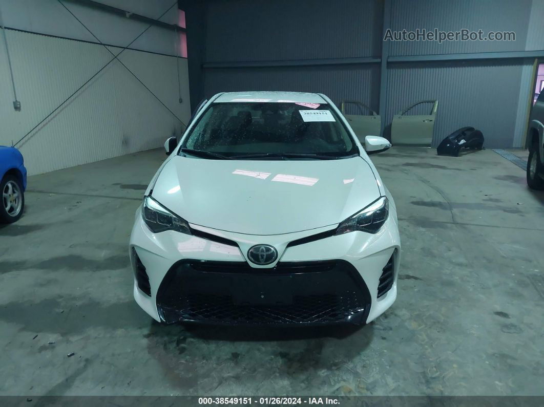 2017 Toyota Corolla Se White vin: 5YFBURHE3HP599897