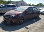 2017 Toyota Corolla L Burgundy vin: 5YFBURHE3HP615614