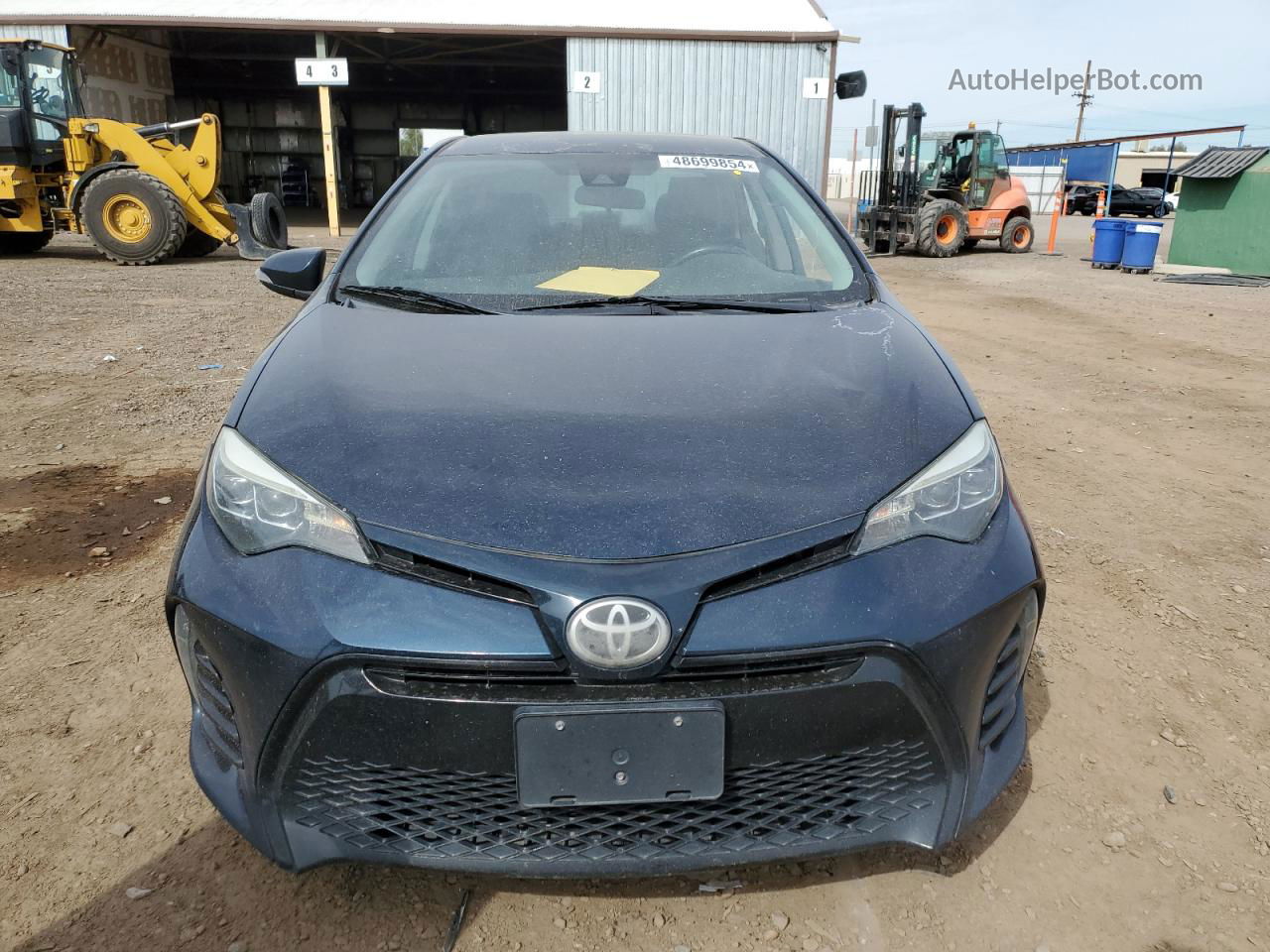 2017 Toyota Corolla L Black vin: 5YFBURHE3HP691432