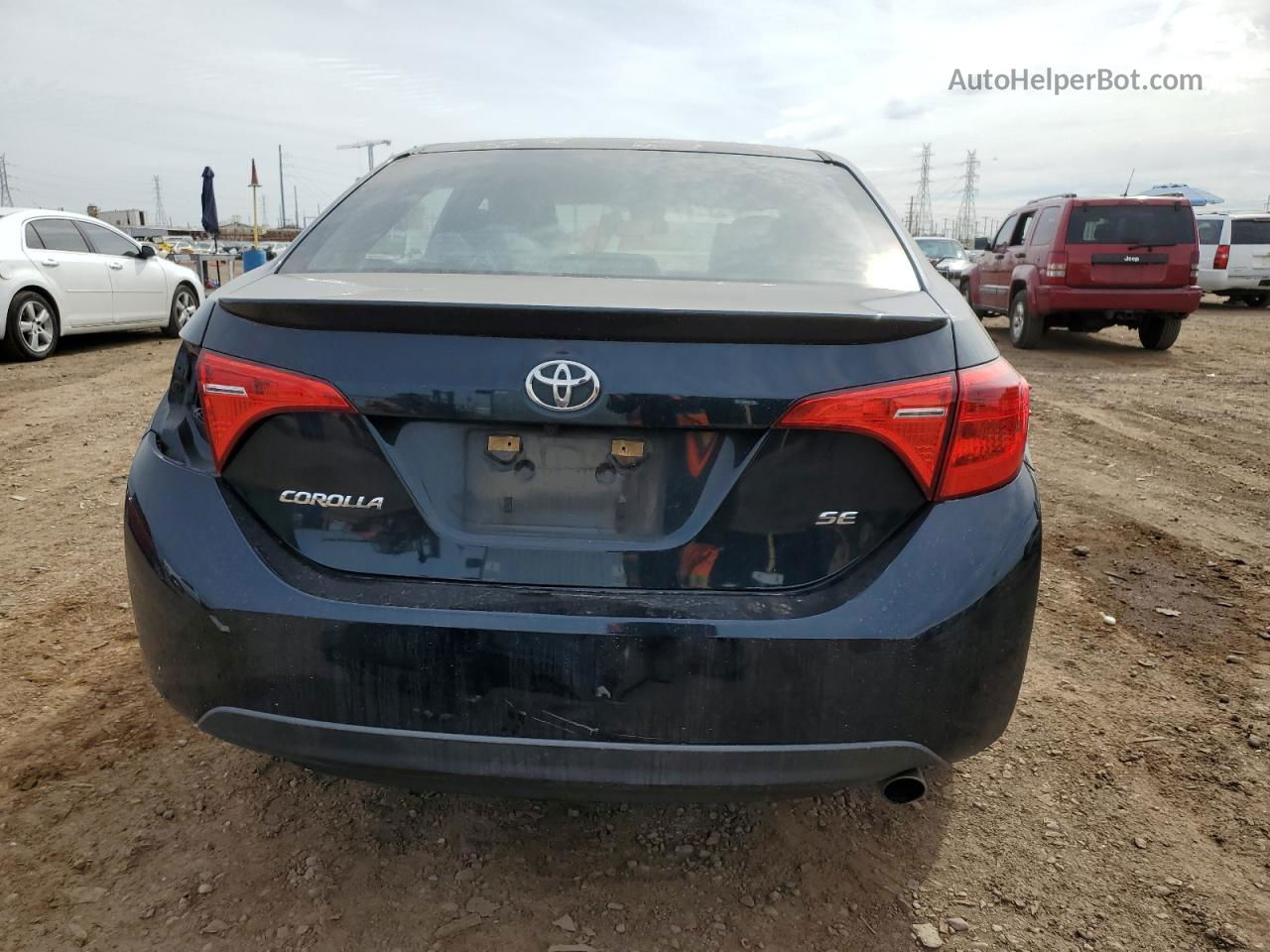 2017 Toyota Corolla L Black vin: 5YFBURHE3HP691432