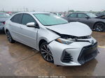 2017 Toyota Corolla Se Silver vin: 5YFBURHE3HP692211