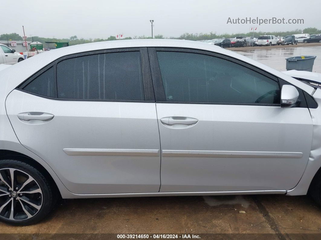 2017 Toyota Corolla Se Silver vin: 5YFBURHE3HP692211