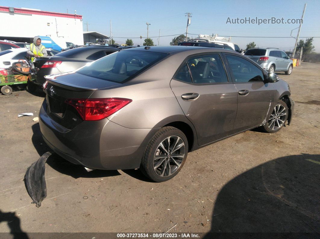 2017 Toyota Corolla L/le/xle/se Gray vin: 5YFBURHE3HP696694