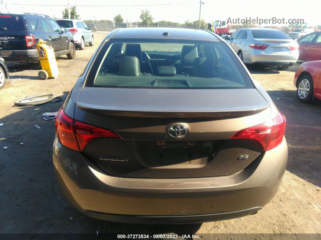 2017 Toyota Corolla L/le/xle/se Gray vin: 5YFBURHE3HP696694