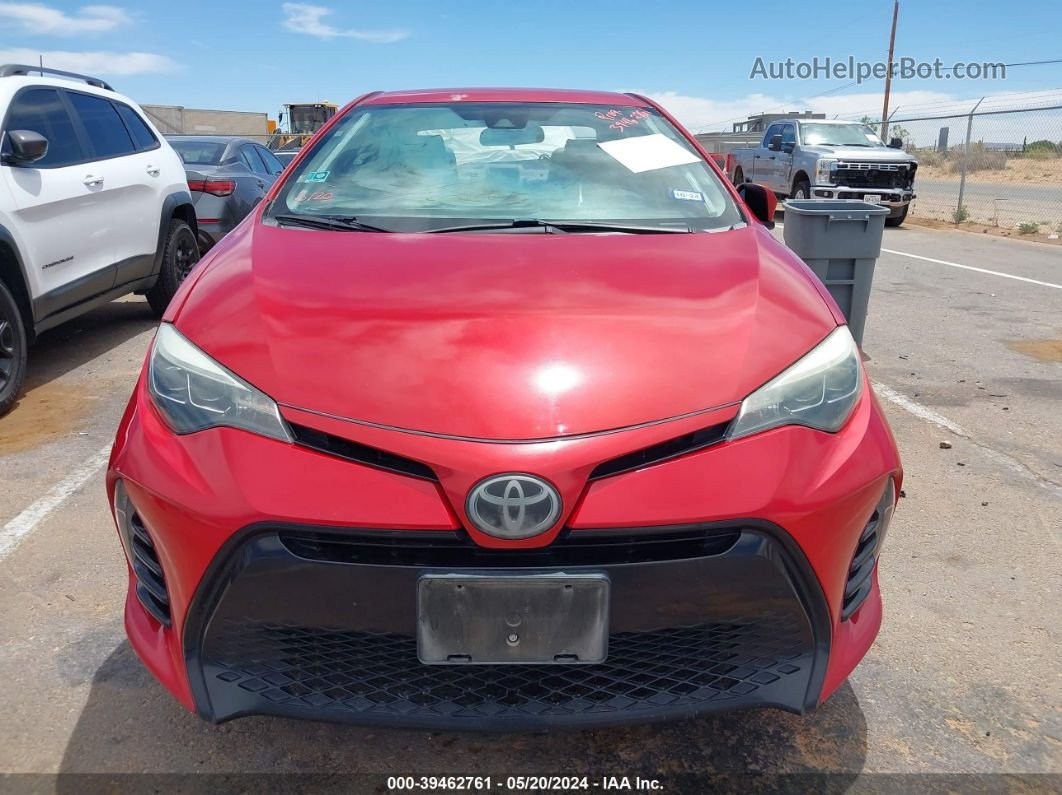 2017 Toyota Corolla Se Red vin: 5YFBURHE3HP697490