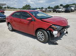 2017 Toyota Corolla L Maroon vin: 5YFBURHE3HP713266