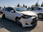 2017 Toyota Corolla L White vin: 5YFBURHE3HP717771