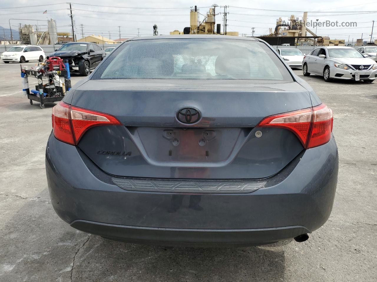 2017 Toyota Corolla L Blue vin: 5YFBURHE3HP721139