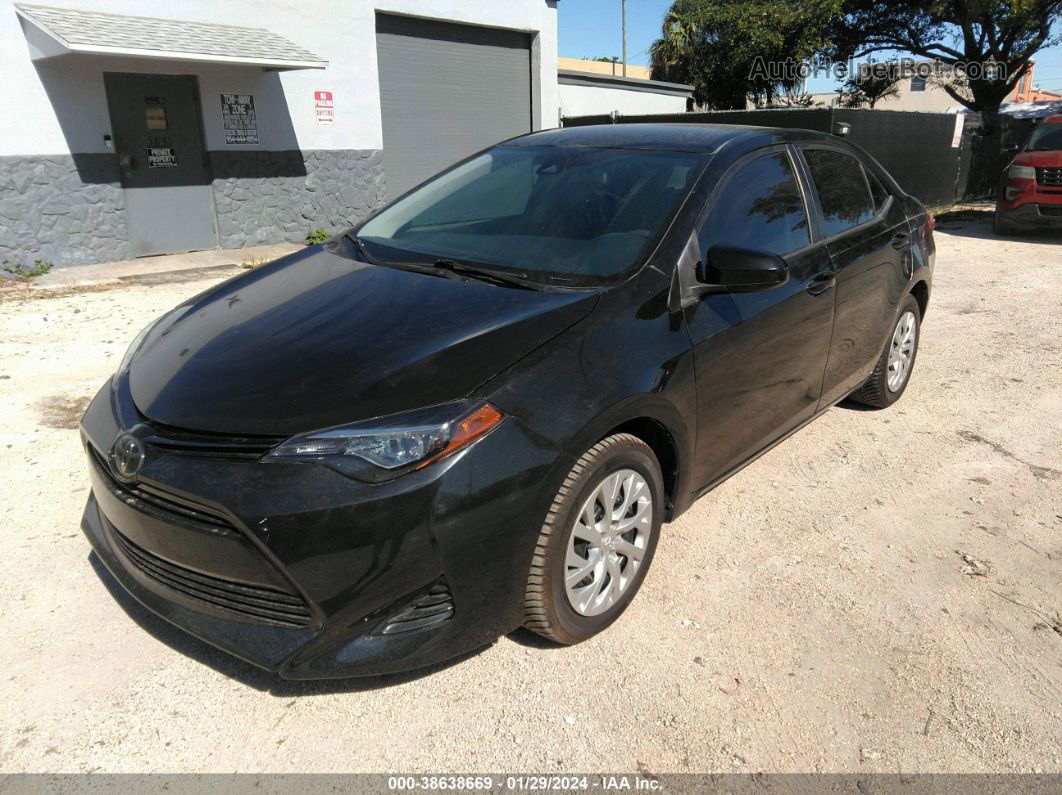 2019 Toyota Corolla Le Black vin: 5YFBURHE3KP867919