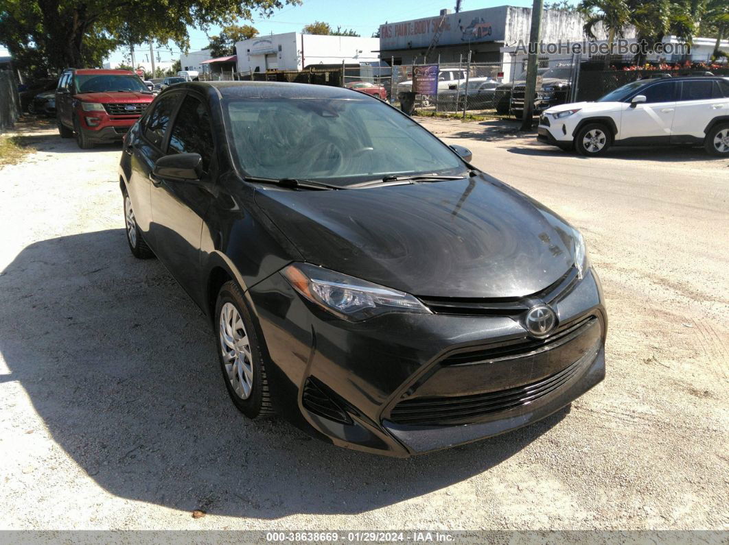 2019 Toyota Corolla Le Black vin: 5YFBURHE3KP867919