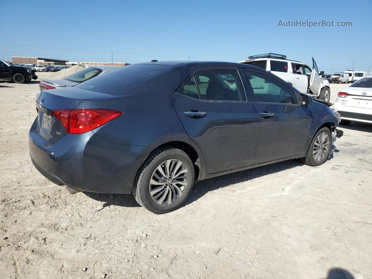 2019 Toyota Corolla L Blue vin: 5YFBURHE3KP871789