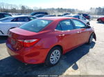 2019 Toyota Corolla Le Red vin: 5YFBURHE3KP878418