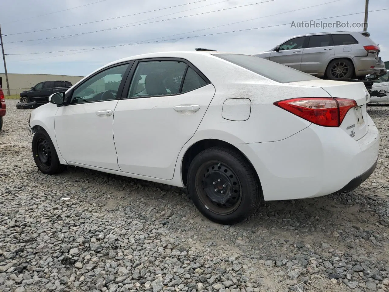 2019 Toyota Corolla L Белый vin: 5YFBURHE3KP888916