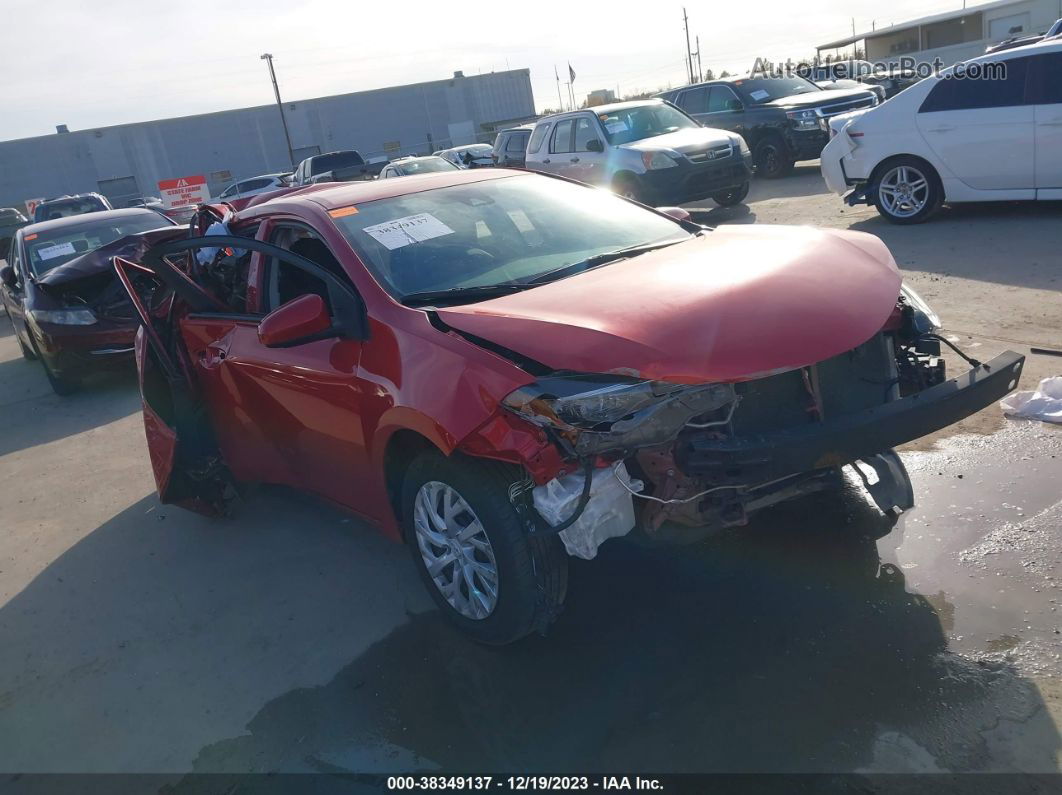 2019 Toyota Corolla Le Red vin: 5YFBURHE3KP897485