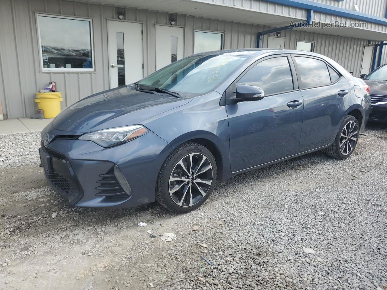 2019 Toyota Corolla L Blue vin: 5YFBURHE3KP902006