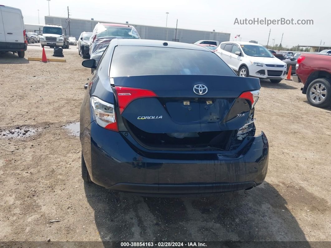 2019 Toyota Corolla Xle Blue vin: 5YFBURHE3KP914706