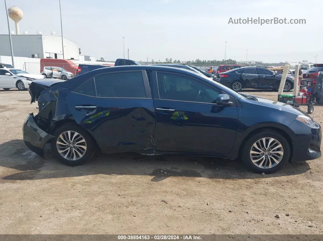 2019 Toyota Corolla Xle Синий vin: 5YFBURHE3KP914706