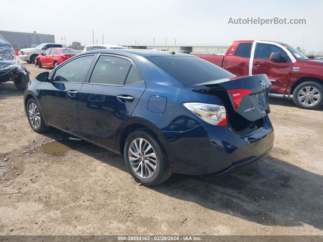 2019 Toyota Corolla Xle Синий vin: 5YFBURHE3KP914706