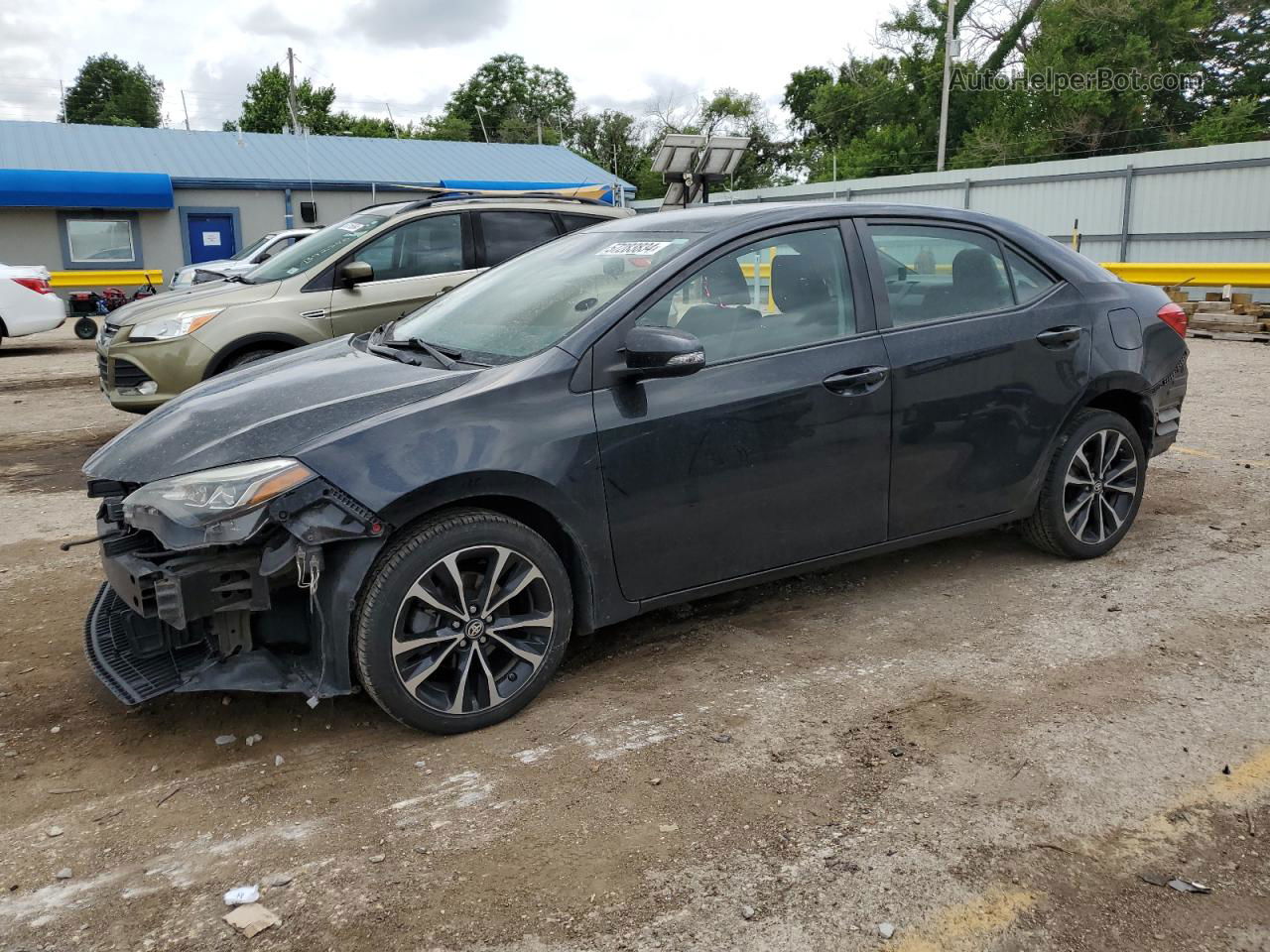 2019 Toyota Corolla L Черный vin: 5YFBURHE3KP918139