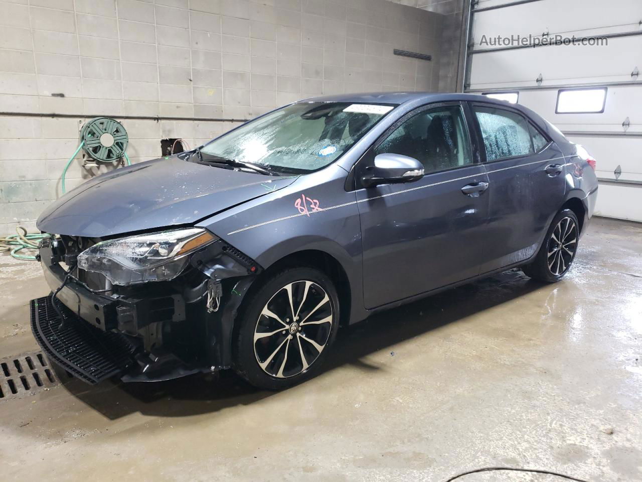 2019 Toyota Corolla L Blue vin: 5YFBURHE3KP934311