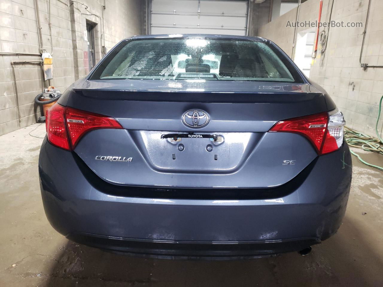 2019 Toyota Corolla L Синий vin: 5YFBURHE3KP934311