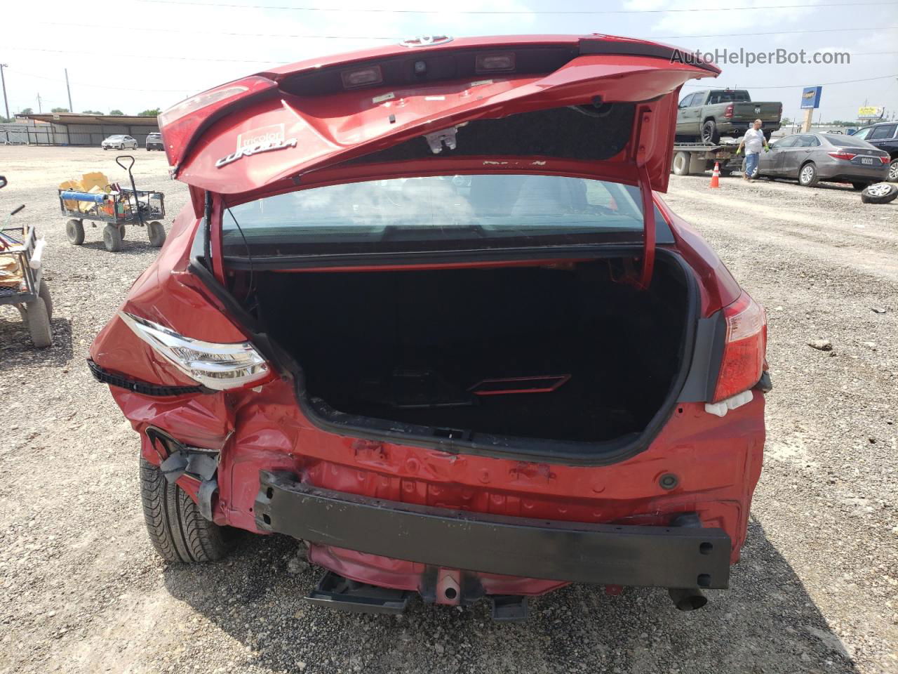 2019 Toyota Corolla L Red vin: 5YFBURHE3KP935118