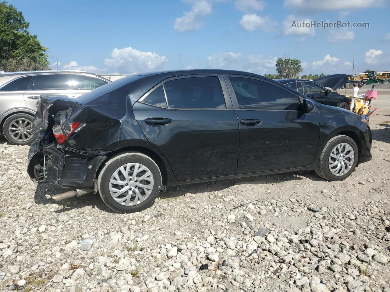 2019 Toyota Corolla L Black vin: 5YFBURHE3KP940898