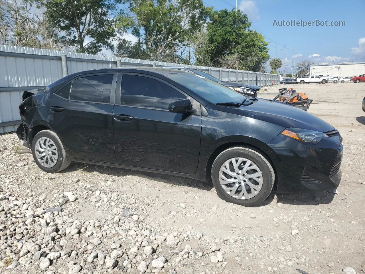 2019 Toyota Corolla L Black vin: 5YFBURHE3KP940898