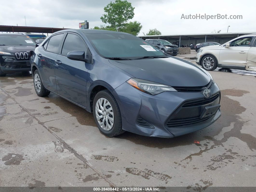 2019 Toyota Corolla Le Gray vin: 5YFBURHE3KP943252