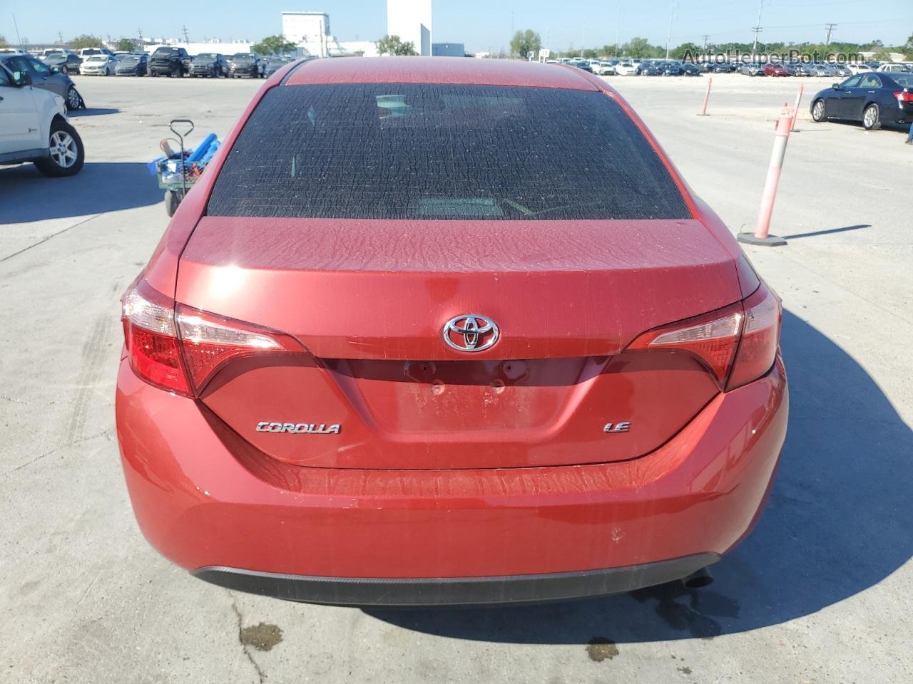 2019 Toyota Corolla L Red vin: 5YFBURHE3KP947074