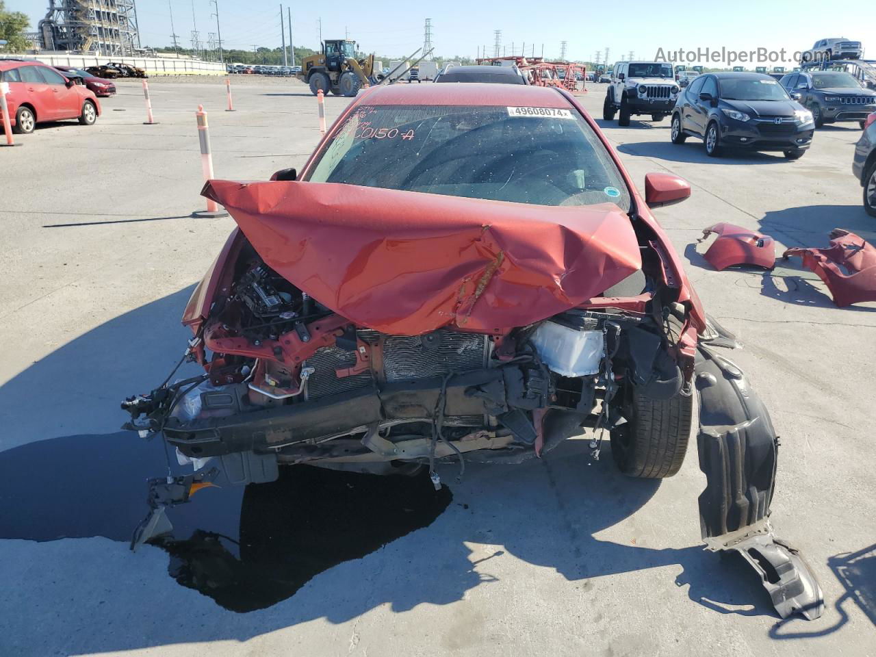 2019 Toyota Corolla L Red vin: 5YFBURHE3KP947074