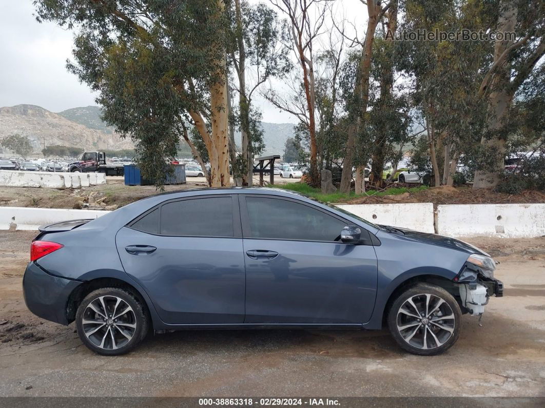 2019 Toyota Corolla Se Dark Blue vin: 5YFBURHE3KP947916