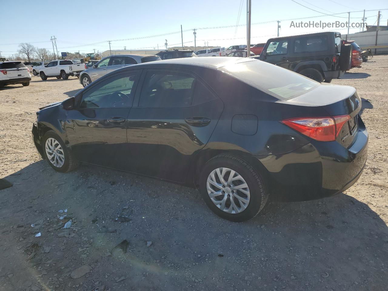 2019 Toyota Corolla L Black vin: 5YFBURHE3KP949875