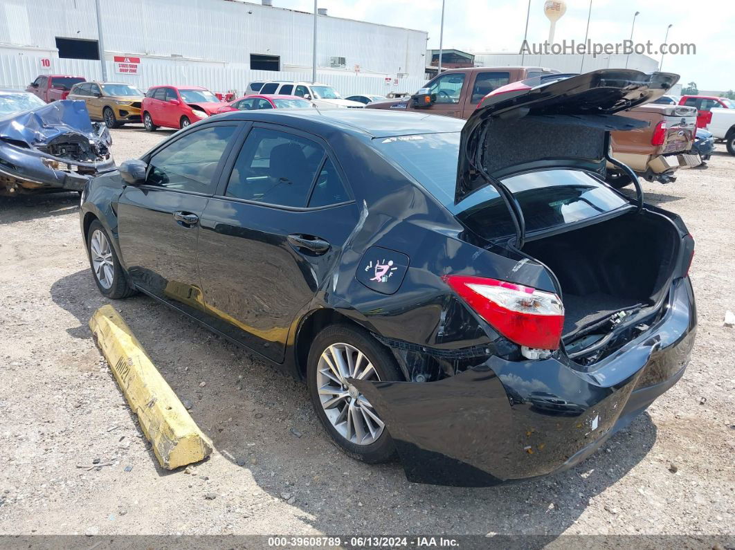 2014 Toyota Corolla Le Black vin: 5YFBURHE4EP010237