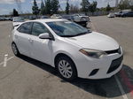 2014 Toyota Corolla L White vin: 5YFBURHE4EP012313