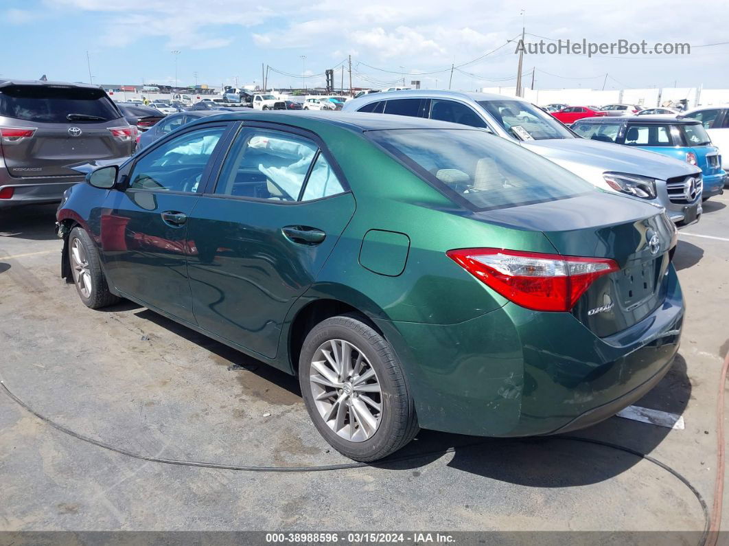 2014 Toyota Corolla Le Plus Зеленый vin: 5YFBURHE4EP024669