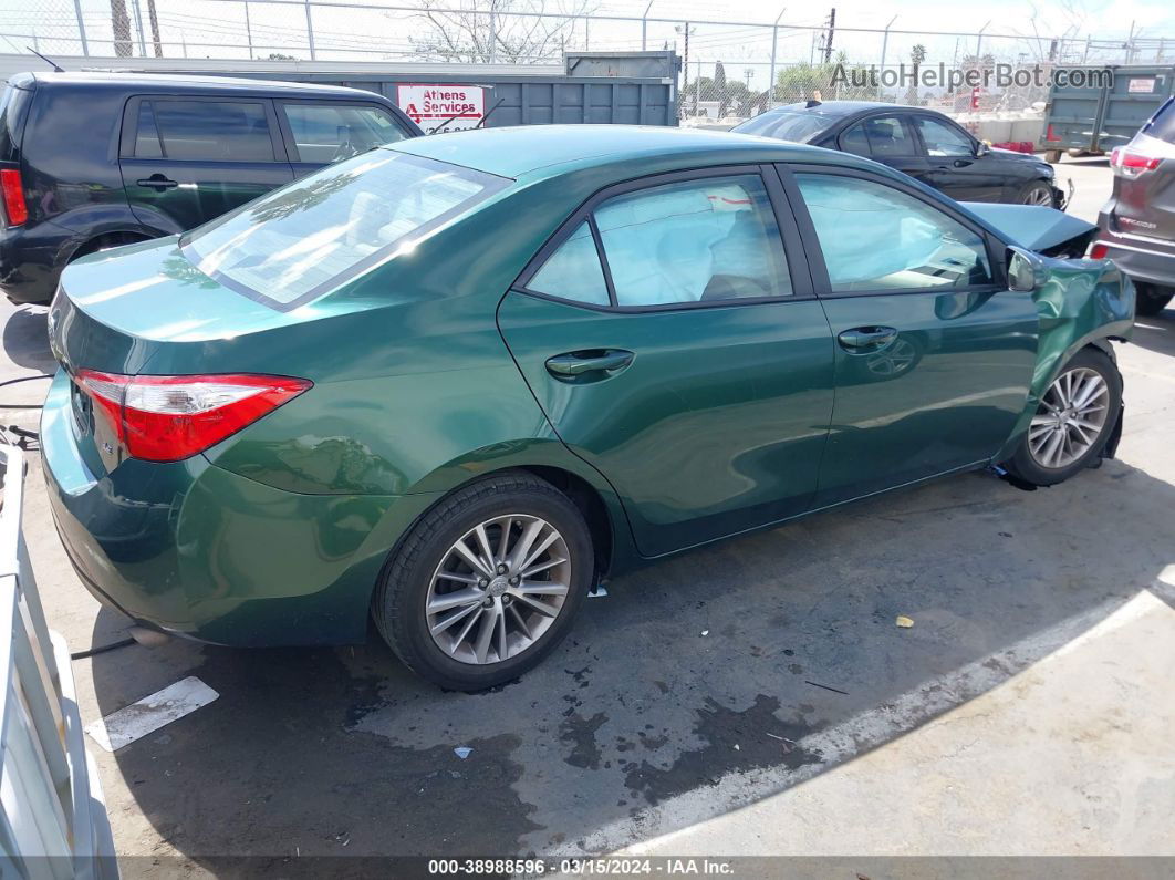 2014 Toyota Corolla Le Plus Green vin: 5YFBURHE4EP024669